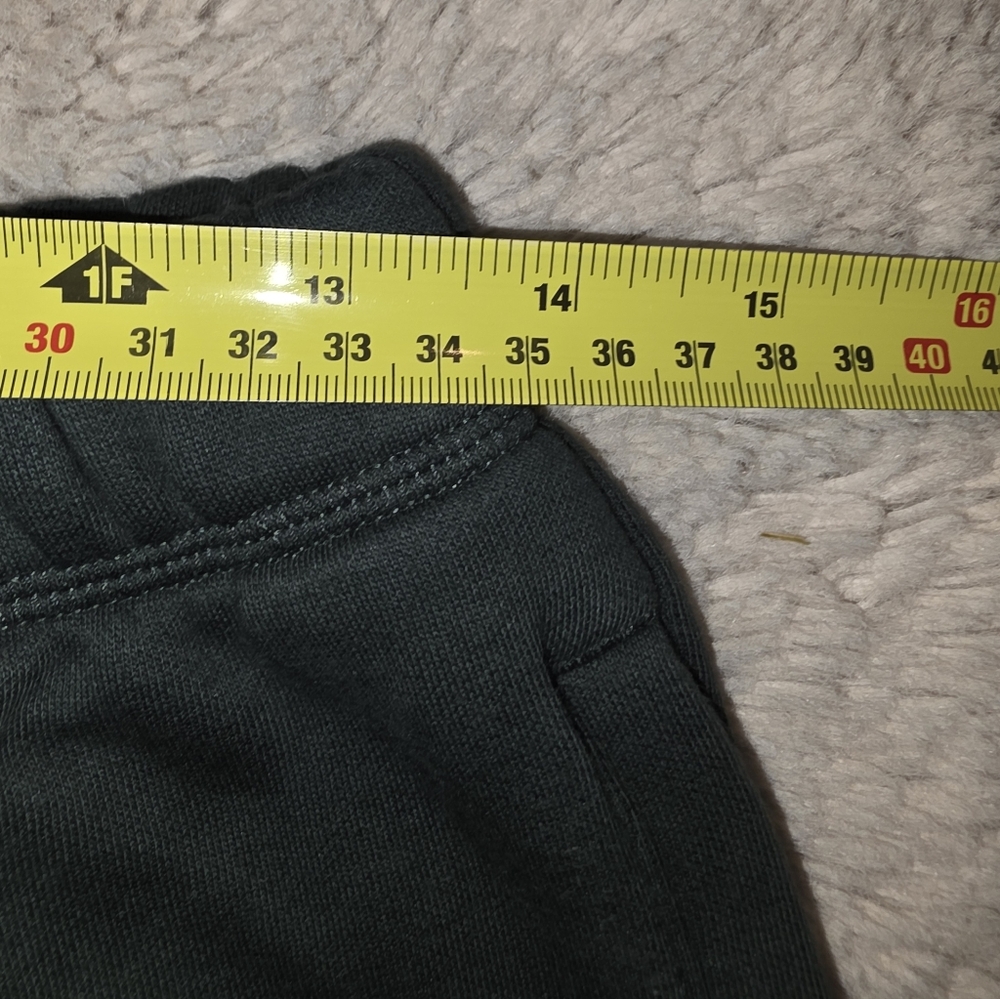 Skims Cotton Fleece Straight Leg Pant in Spruce NWT Size Small - Picture 14 of 16